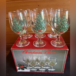 Spode Christmas Tree 🌲🌲🌲Wine / Goblet Glass Set of 6
